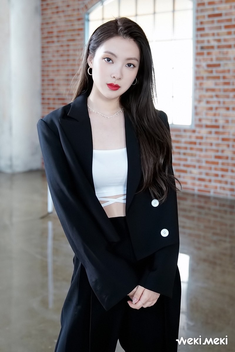 Black suits are made for her because LOOK??