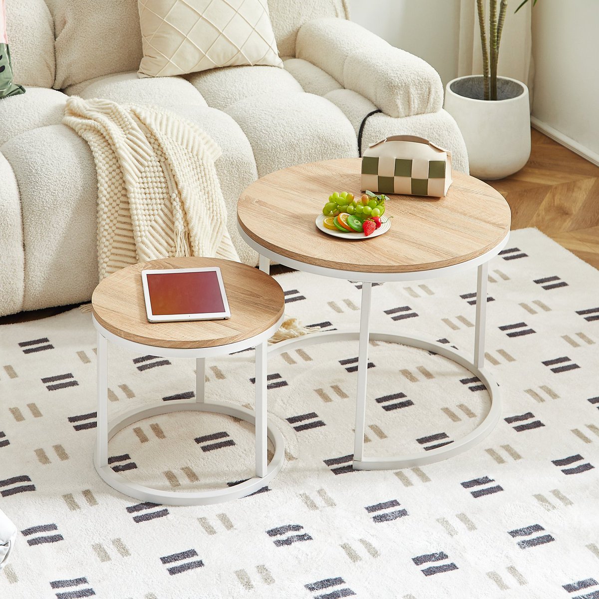 EGGREE_'s tweet photo. This nesting coffee table set is designed in a contemporary style with elegant simplicity, bringing charm to your living room and making a good impression of your home to your visitors.❤️
#eggree #myhousebeautiful https://t.co/EhP5r4Y6VZ