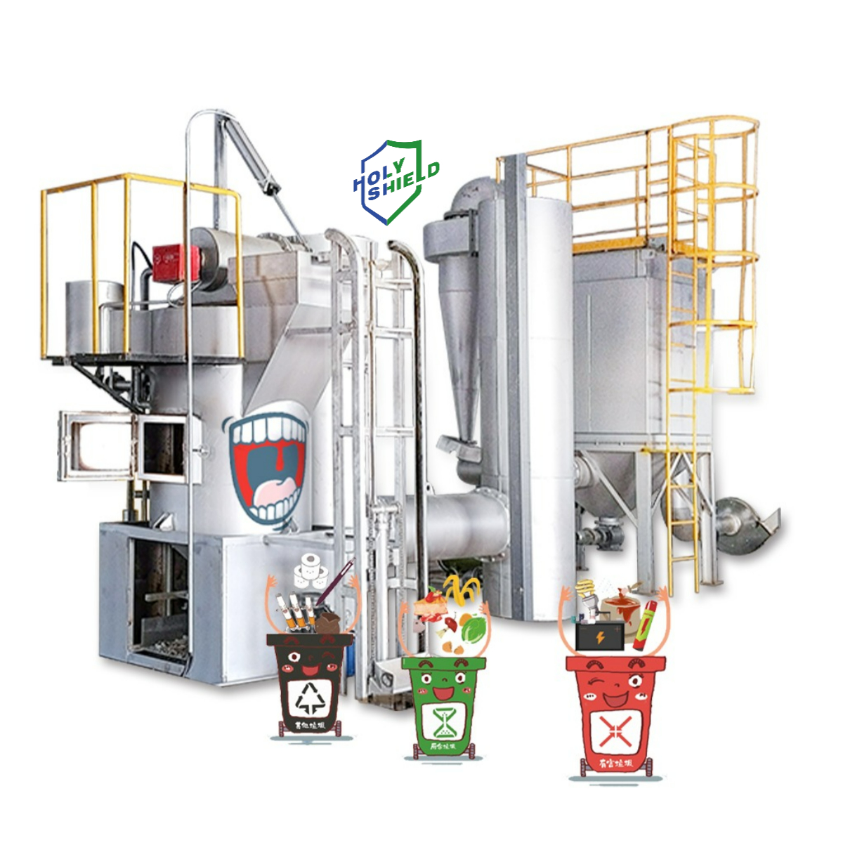 small waste incinerator for municipal waste
#wastemanagement #incinerator #wastetreatment #waste