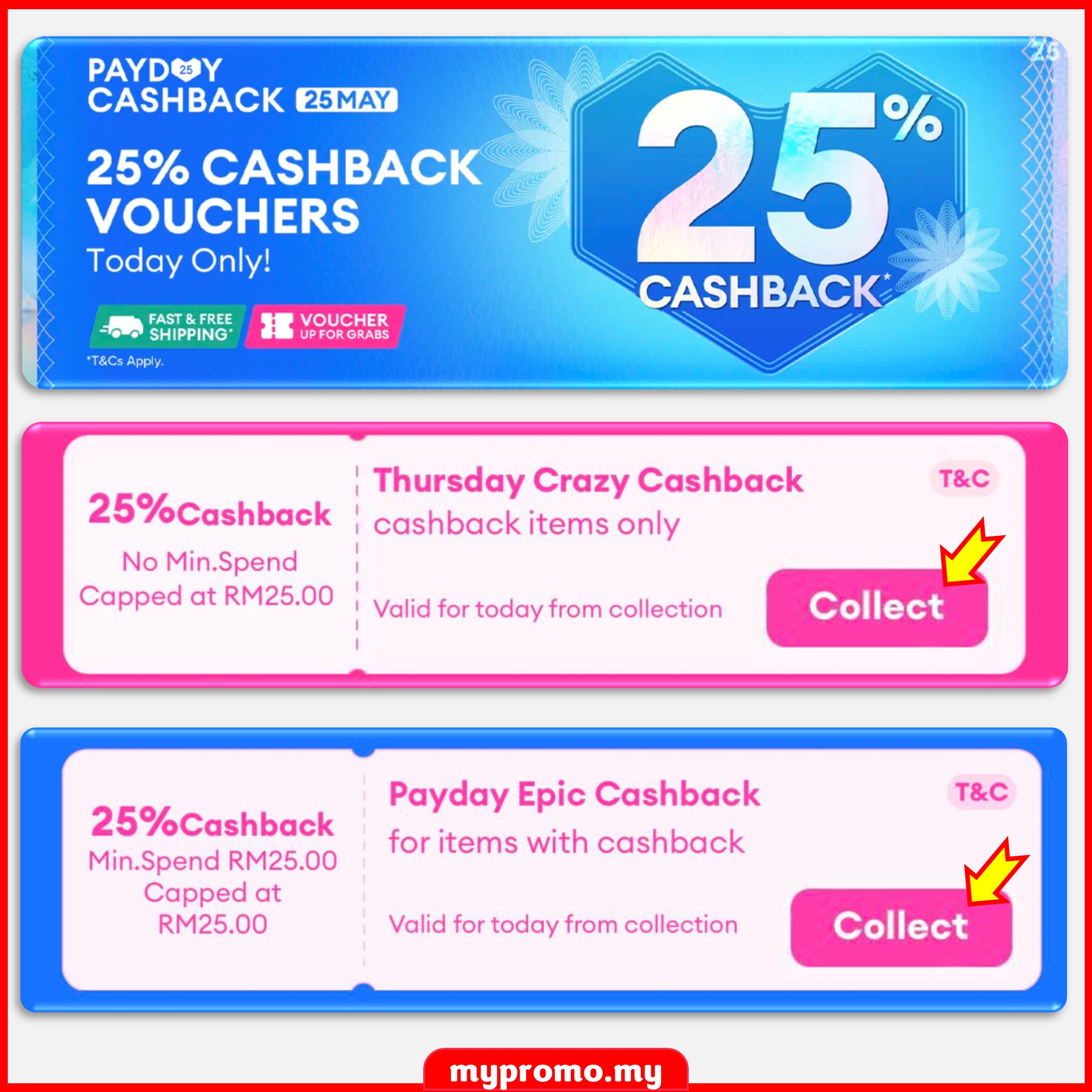 Lazada Payday May 2023 Cashback Vouchers