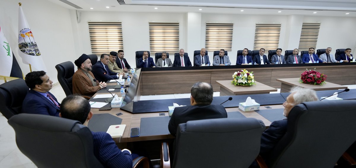 في مستهل زيارتنا إلى محافظة كركوك المحبة والتآخي، التقينا المحافظ الأستاذ راكان سعيد الجبوري ومدراء الدوائر فيها وعدد من قياداتها الأمنية، وأكدنا أن كركوك عاصمة التنوع في العراق، والنجاح فيها نجاح لعموم العراق. 
🔸بيّنا أن الاستقرار الذي تعيشه كركوك ومستوى الإنسجام المجتمعي