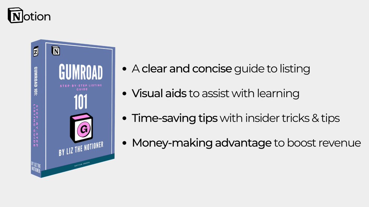 lizplatinum's tweet image. Listing on Gumroad?

Many creators find it confusing to use the platform. 

So I built a guide to help you list your products and start making money in no time!

FREE for the next 24 hours 

Like + comment “Gumroad” to receive it.

(Must follow so I can DM)