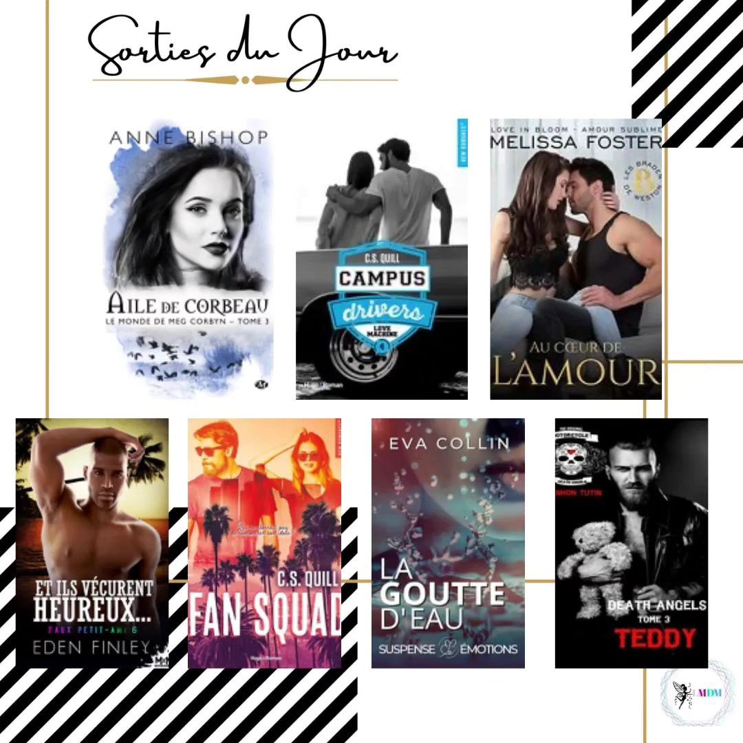 Lesmagiciennes1's tweet photo. #sortiesdujour
Helloooooon se retrouve pour les sorties de ce mercredi.
A noter le titre de Melissa Foster dont je vous parle très vite !
Belle journée
#gaëlle https://t.co/BrjG3c4K2U