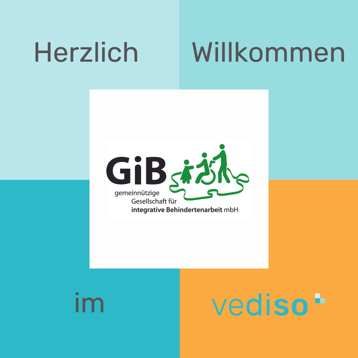 Ein HERZLICHES WILLKOMMEN der GiB gemeinnützige Gesellschaft für integrative Behindertenarbeit mbH in unserem vediso-Netzwerk! 
Wir freuen uns, euch als neues Mitglied begrüßenzu dürfen. 
gib-hannover.de
Mehr Infos zu unseren Mitgliedschaften: vediso.de/mitglied-werden