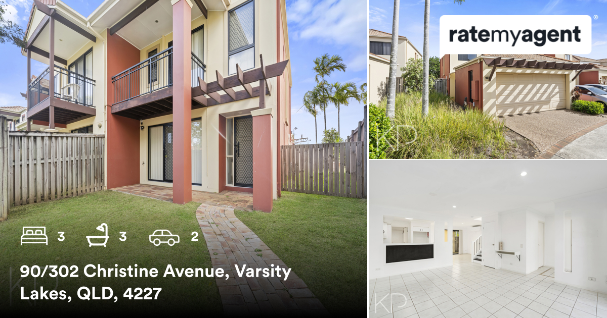 KatrinaPenelope's tweet photo. 🛌 3 🛀 3 🚘 2
📍 90/302 Christine Avenue, Varsity Lakes, QLD, 4227

My latest sale on RateMyAgent.

https://t.co/a4duoFD31a

...
#ratemyagent #realestate #Harcourts_Coastal_Broadbeach https://t.co/RbcIpti8bx
