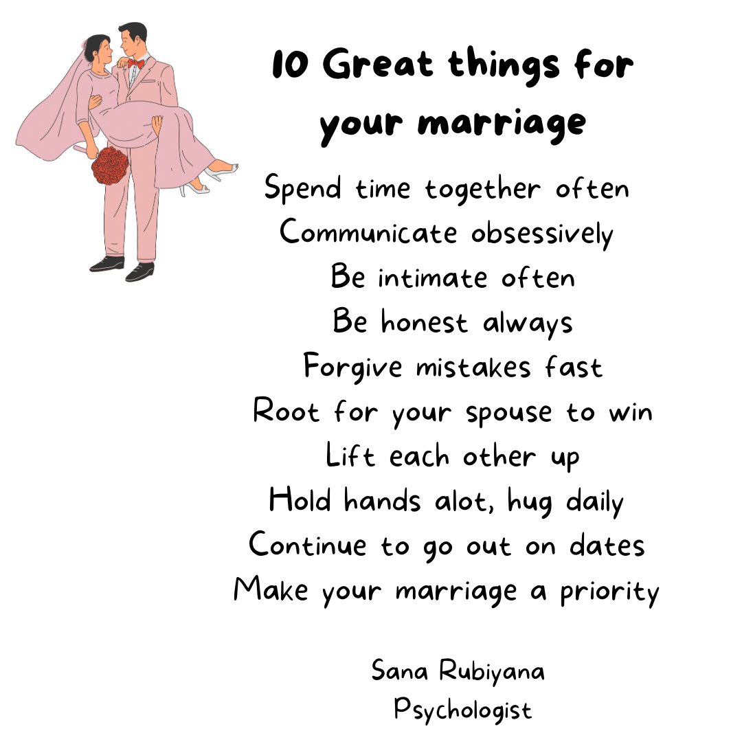 #marriage #marriage101 #marriagegoals #marriageworks #marriagecoach #marriagecounseling #marriagecounselor #healthyrelationships #healthymarriage #successfulmarriage #marriagetips #makeyourmarriageapriority #maritialbliss #ittakeswork #ittakestime #psychoeducation