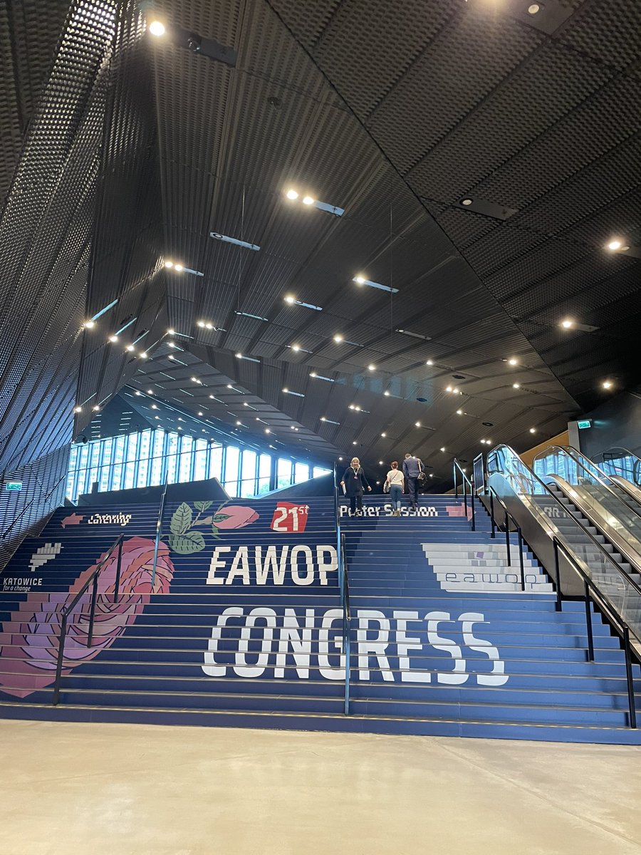 Arrived at the @eawopcongress, starting today! Absolutely thrilled to be here in #katowice @EAWOP