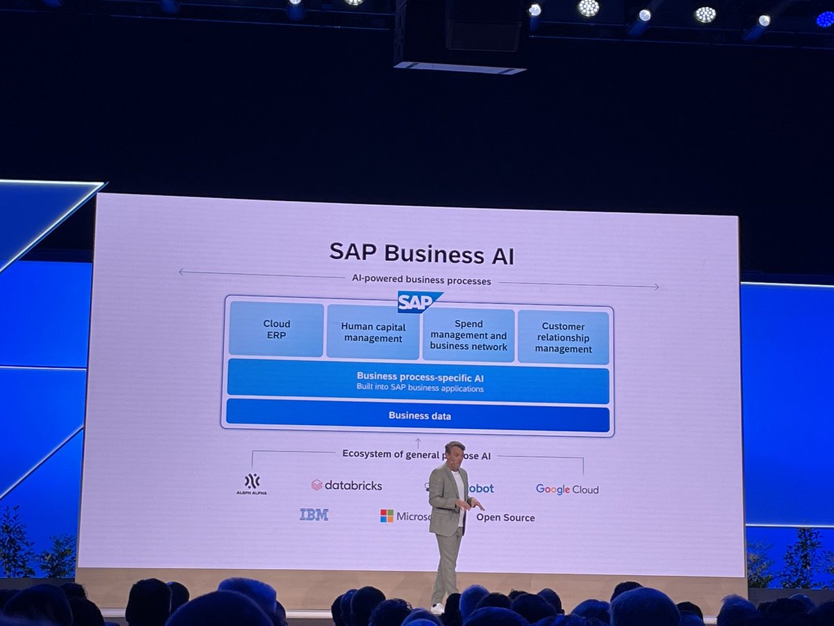 ugurcandan's tweet image. SAP Business AI on stage.. #Sapphire2023