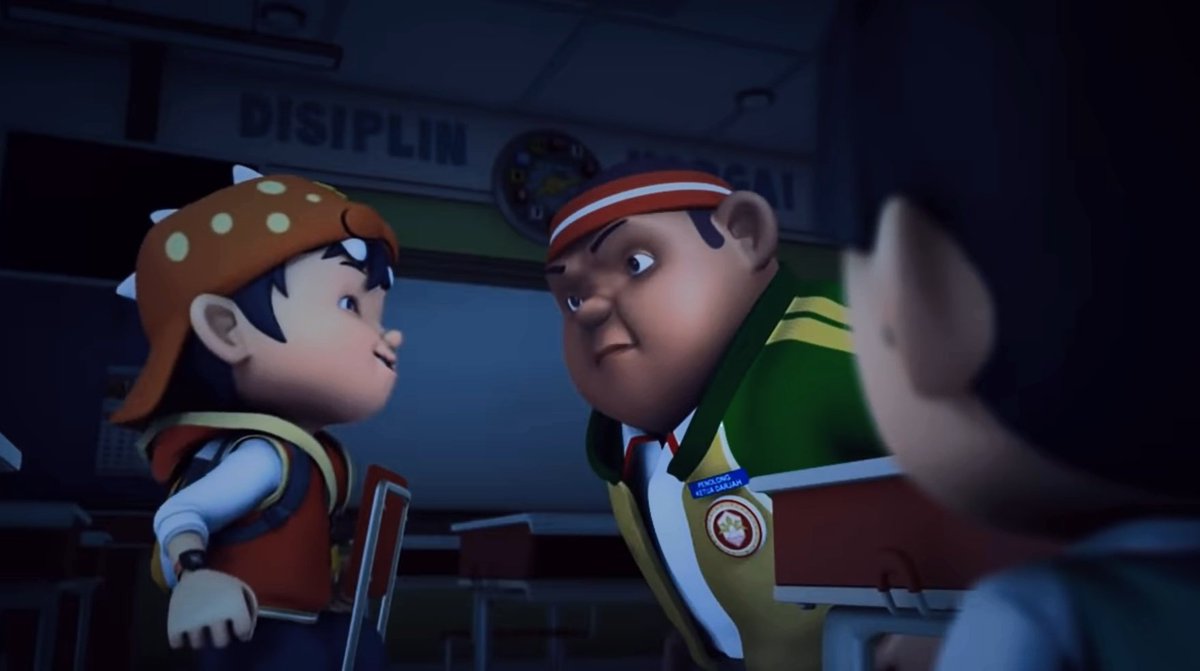 Day 20 (finally) : Iwan and the good ol' days of ghost story gossips at school (Boboiboy Season 2, Episode 1)