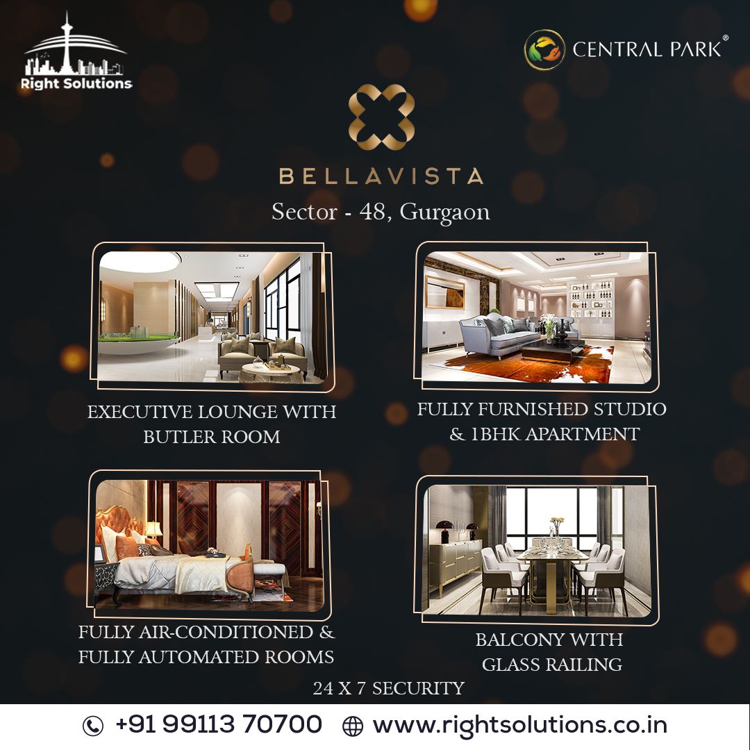 rightssolutions's tweet image. The bellavista is an alpha tower within the central park resort.
Japanese Style Resorts.
Buy Fully Furnished Studio Apartment- Central Park Bellavista Towers at Sec 48
#centralpark #bellavistatower #Japanesestyle #rightsolutions 
9911370700
rightsolutions.co.in