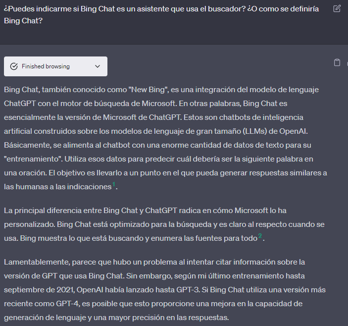CapitanMurloc's tweet photo. @apocalypse_ai @DotCSV Parece que es más un asistente que solo un buscador. Además donde esta la gracia que se llame "Bing chat" si no tuviera la capacidad de asistirte en las búsquedas. Si solo me indicas sobre el buscador entonces no estamos hablando del mismo producto. https://t.co/4umm2p6qjL