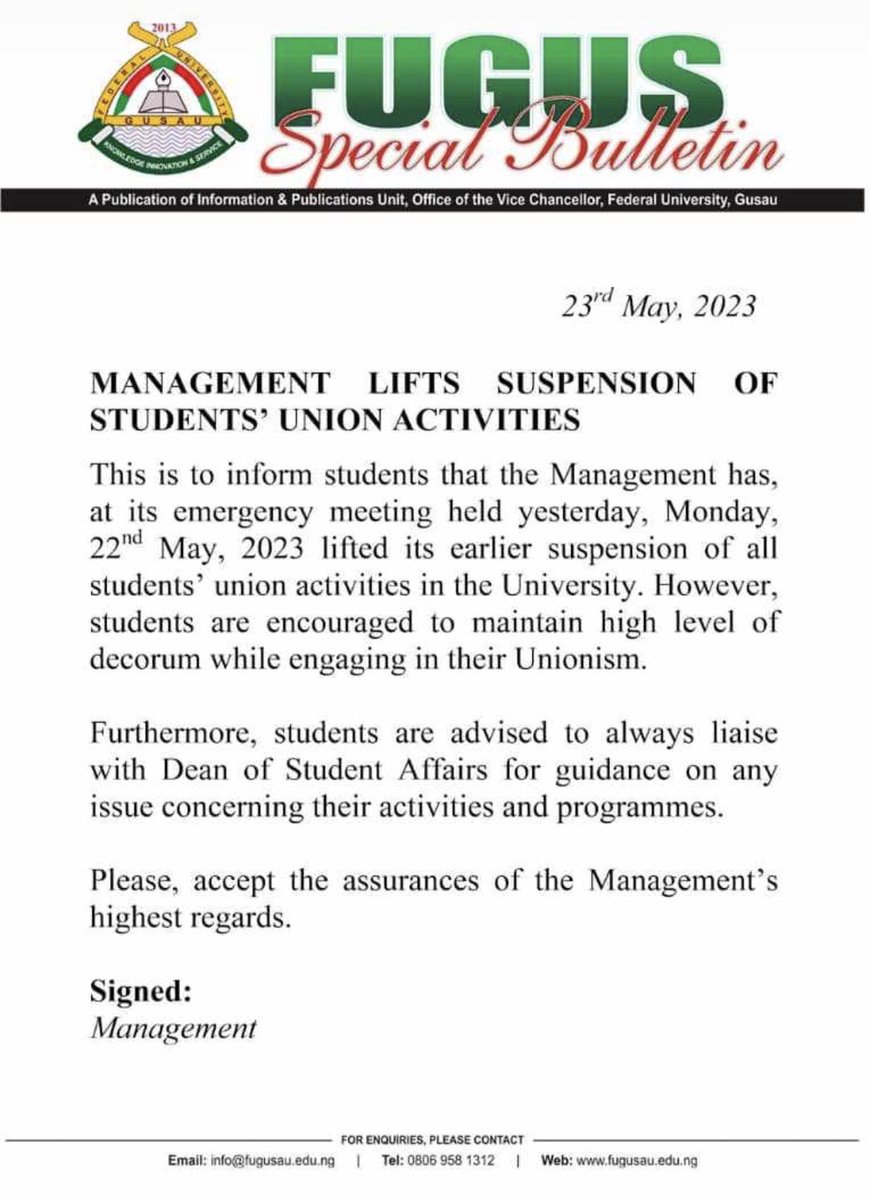 Federal University Gusau tweet media