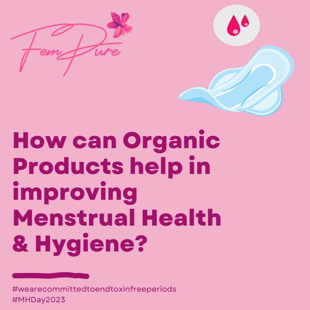 FemPurepk's tweet photo. How Organic Products can improve Menstrual Health?
On 29-05-2023, Fempure is bringing Pakistan’s first organic menstrual products at your doorsteps.
#organicmenstrualproducts #periodpoverty #menstrualhygienematters #menstruationmatters #wearecommitted #MHDay2023 #fempure https://t.co/6iEhWlwvmv