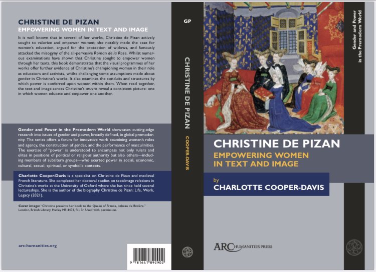 Christine de Pizan book 2 has a cover! Coming September…