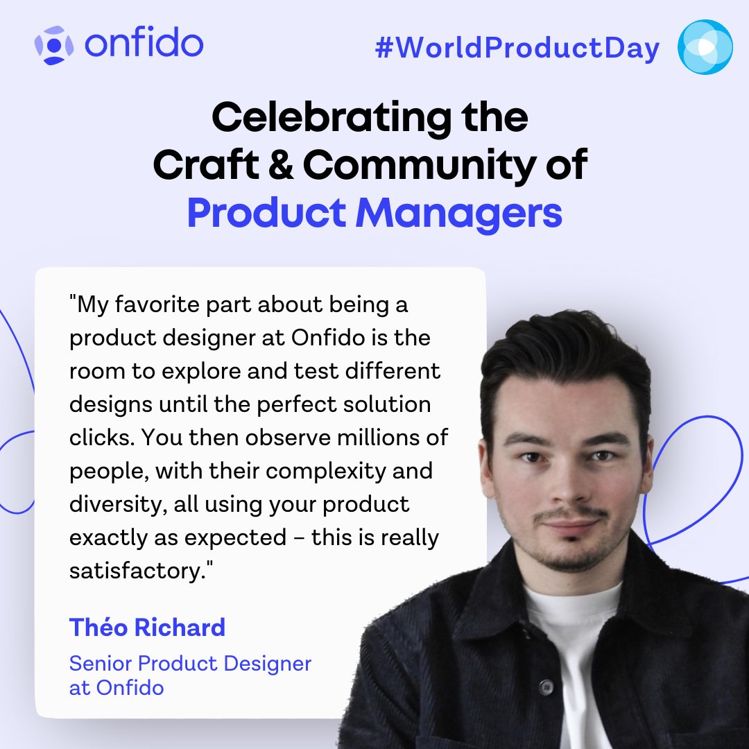merissarsilk's tweet photo. Celebrating the amazing & talented #ProductManagers, #ProductDesigners, and #UserResearchers at @Onfido for #WorldProductDay today 💕🌎🙌🔥 https://t.co/fGY6AAyAlY