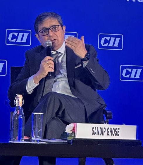TheRightGhose's tweet photo. At @FollowCII #ManufacturingConclave said not many know Indian Cement Industry is one of the most technologically advanced and India is self-sufficient in cement production - contributing to #MakeInIndia’s global competitiveness @MPBirla_Cement @CMAIndia_ #CIIAnnualMeeting2023 https://t.co/UTUKoc7IxM