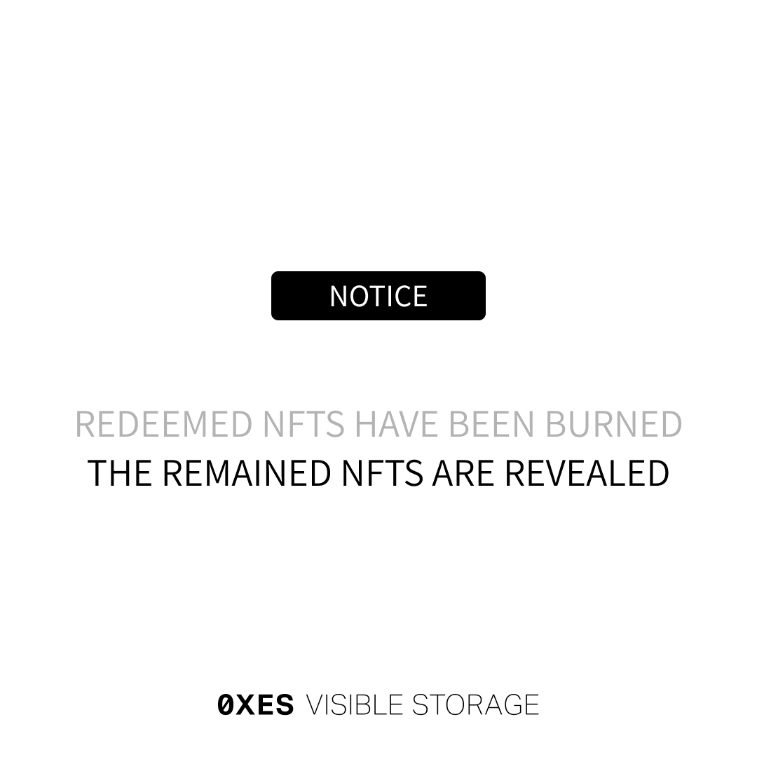visible_storage's tweet photo. 📷NFT BURN &amp; REVEAL EVENT IS DONE

As of May 24th, all NFTs requested for redemption as physical artworks have been permanently burned, and the remaining NFTs will be automatically revealed in the form of a digital artwork video. https://t.co/WwfIs90GeA