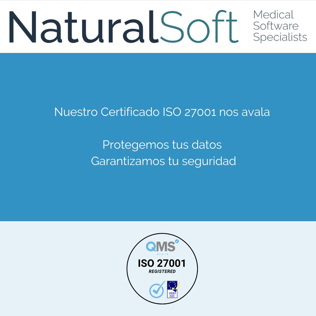 Cuidamos los activos más importantes de tu Hospital o Centro Médico Especializado. ¡Protegemos tus datos! #iso27001