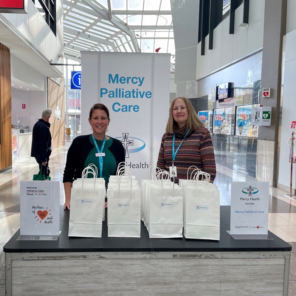 “Matters of Life and Death” is the theme of National Palliative Care Week. The occasion provides an opportunity for Mercy Palliative Care team members such as Christine and Allie to raise awareness about our service and strengthen our engagement with the communities we serve.