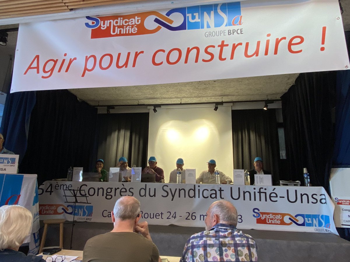 MondonGilles's tweet photo. Ouverture du 54ème congrès du @SUUNSAGroupeBPC avec Philippe Bergamo secrétaire général
1er syndicat des Caisses d’Épargne @UNSA_officiel #UNSA https://t.co/RLXj8xGv7m