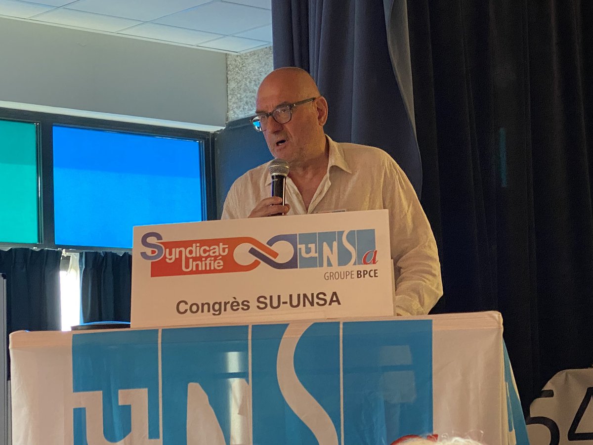 MondonGilles's tweet photo. Ouverture du 54ème congrès du @SUUNSAGroupeBPC avec Philippe Bergamo secrétaire général
1er syndicat des Caisses d’Épargne @UNSA_officiel #UNSA https://t.co/RLXj8xGv7m