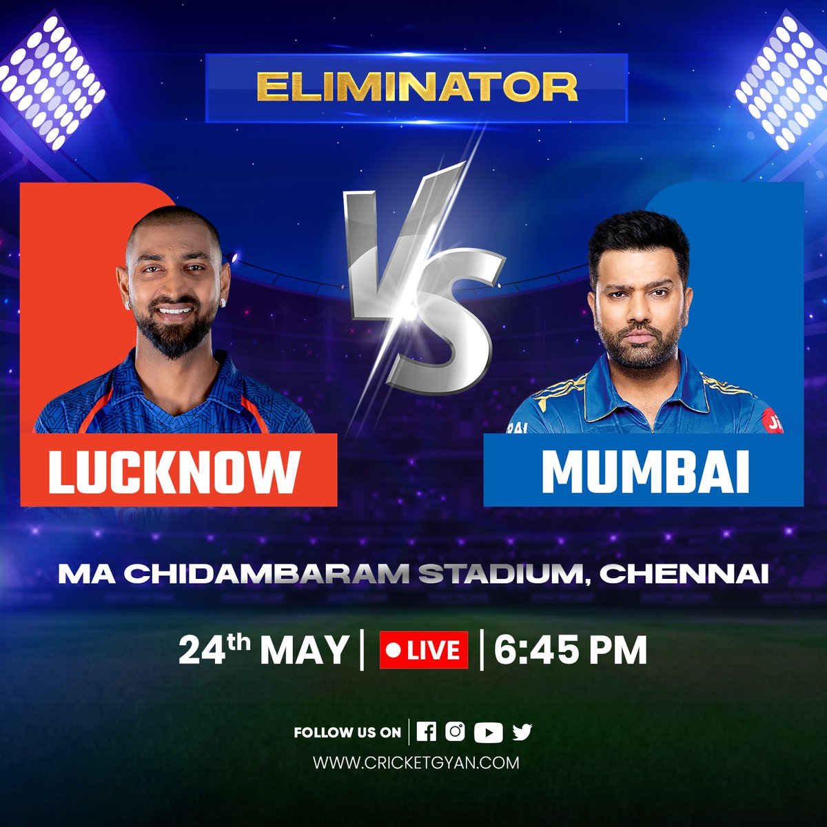 Eliminator mode: ON! LSG and MI Who is going to book their flight ticket for Ahmadabad to clash with GT? #mi #lsg #ipl #gambhir #pooran #rohit #cricket #ChennaiSuperKings