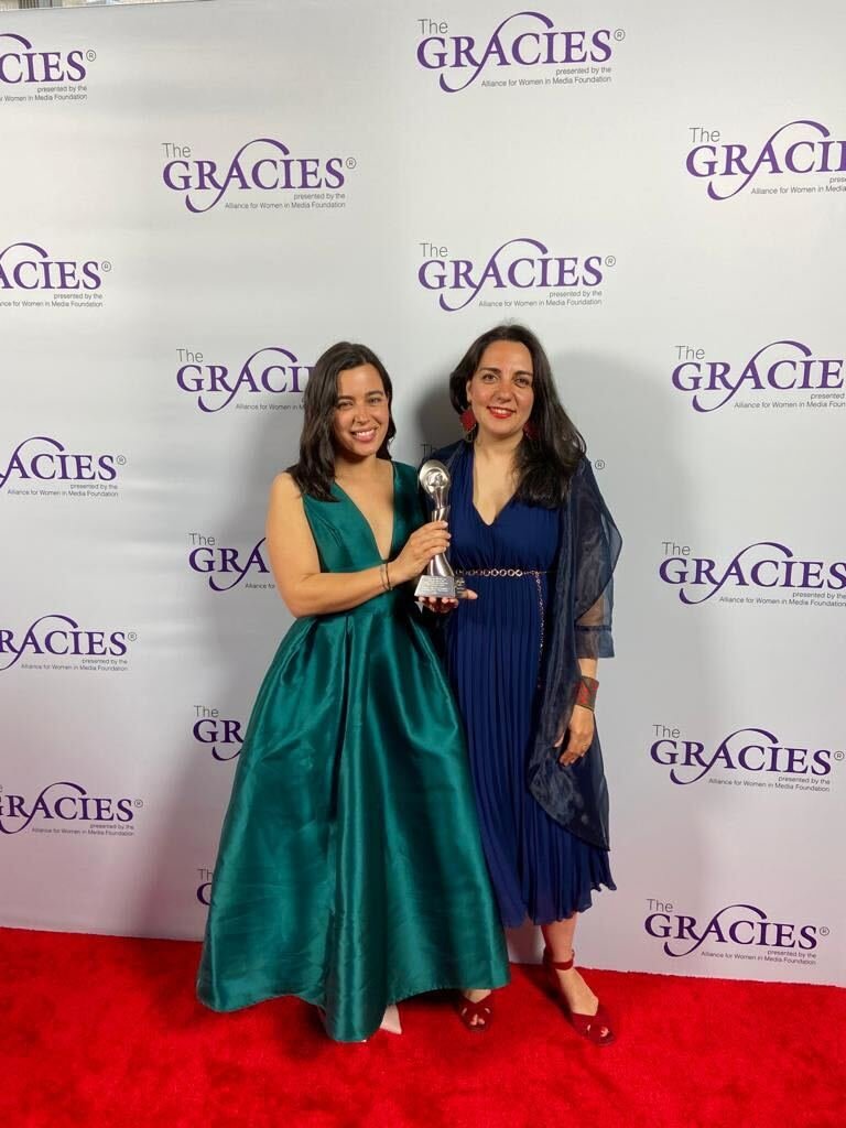 Join me in congratulating @Ladan_Anoushfar & 
@sofia_couceiro who attended #TheGracies gala in LA last night to collect award for 'standalone video' for this #AsEquals story about postpartum depression: edition.cnn.com/videos/world/2…

Congrats too to all the other winners & nominees!