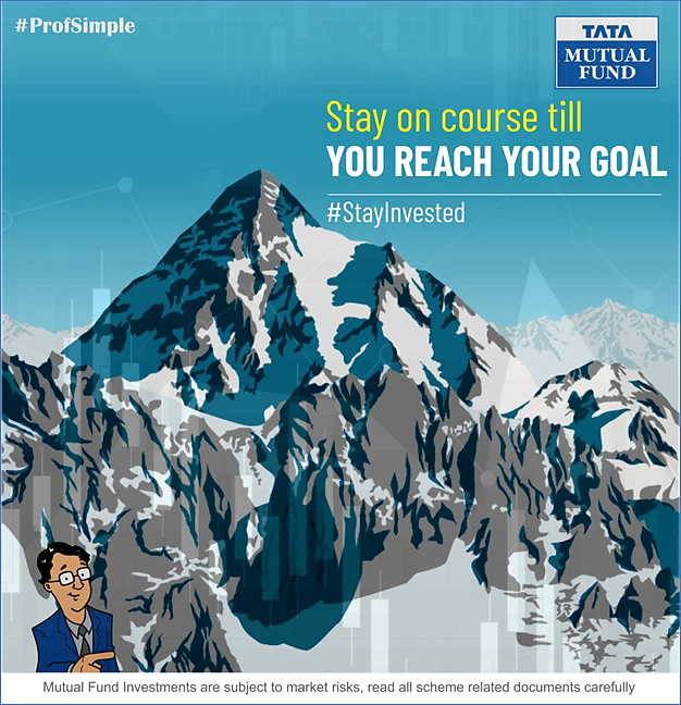 TataMutualFund's tweet image. Aim high and stay on the path to reach your financial goal. Stay invested for the long term. Start Investing today. 

#StaySafeYetInvested in your prosperity and good health.

#InvestNow  #SmartSIP  #InvestSmart  #StayInvested  #mutualfundssahihai  #HarDinSahiHai