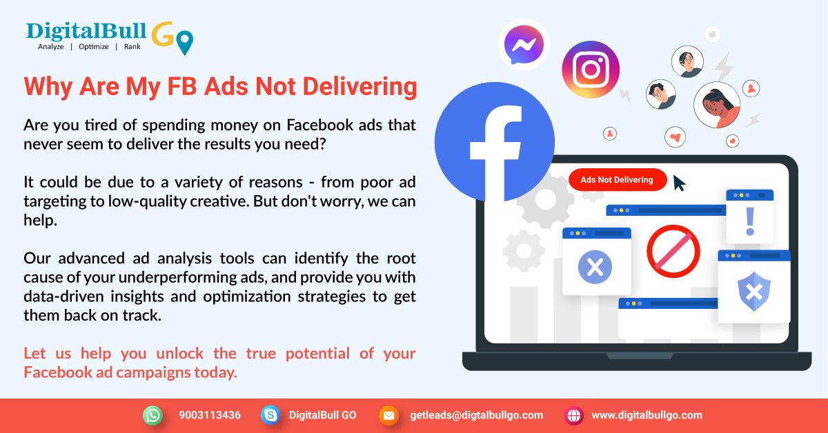 digitalbull_go's tweet photo. Why Are My FB Ads Not Delivering
Visit us on https://t.co/NfksuJrwGZ
#LocalSEOaudit #DigitalBullGO #FBads https://t.co/mpoGQjfgMX