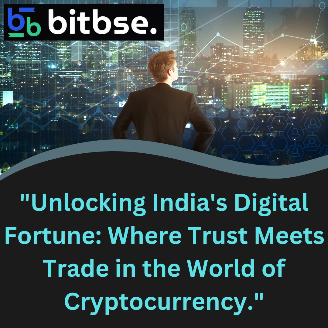 bitbse's tweet photo. "Embarking on a Digital Revolution: India's Journey towards Unleashing Cryptocurrency's Potential, Guided by Trust and Trade."
.
.
#BitbseCryptoExchange #CryptoTradingRevolution #IndiaCryptoExchange #BuySellTradeCryptocurrencies #SeamlessCryptoExperience #EarnWithBitbse https://t.co/LPrOD2tkpG