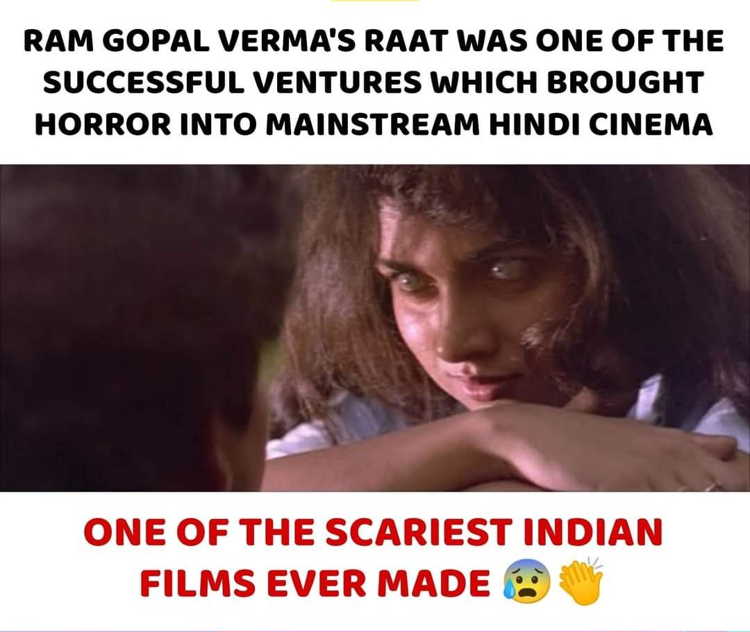 ouchh_potatoee's tweet photo. This was & still is one of d scariest HiNDI horror films apart from Raaz/Bhoot ! This ws a time whn RGV ws at his very fckin best. RomCom, Thriller & Horror my fav genres ๐ป
#MovieReview
#BollywoodBuff https://t.co/2aYdJYk1vu