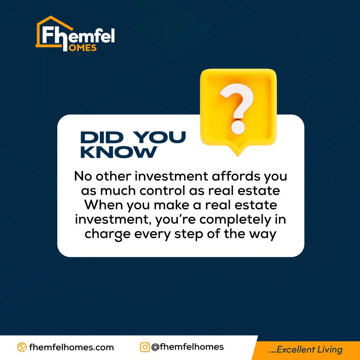 Do you want to be fully in-charge of your investment?..then, invest in real estate today!

Start your investment with us today, send us a D.M @fhemfel or contact us:

+2348085099991

#fhemfel #fhemfelhomes #abujarealestate #abuja | Emdee Tiamyu | Daniel Regha | Dipo |Asake |Ebuka