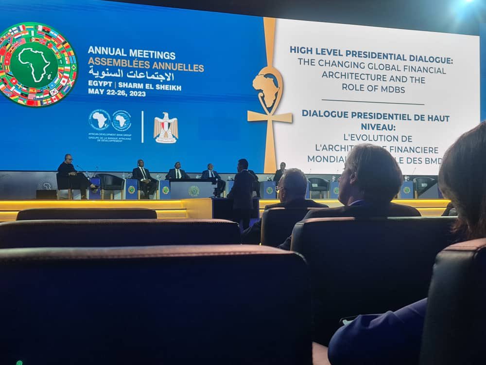 SeramePeggy's tweet image. We are in Sharm El Sheikh, Egypt for the 2023 Annual Governors Meeting, 22-26, May. The annual meetings are held under the theme &quot;Mobilising Private Sector Financing for Climate Change &amp;amp; Green Growth in Africa. #AfDBAM2023 #Botswana