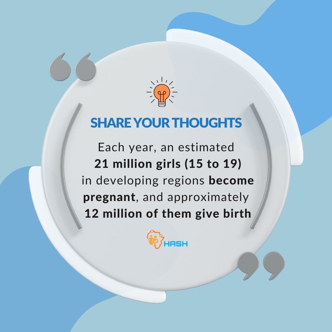 📢Did the 21 million pregnant girls continue their education? 📢What happened to the 9 million who didn't give birth out of the 21 million pregnant girls? Did they access appropriate healthcare? 📢How can AI be harnessed to support these millions of teenagers in SSA?