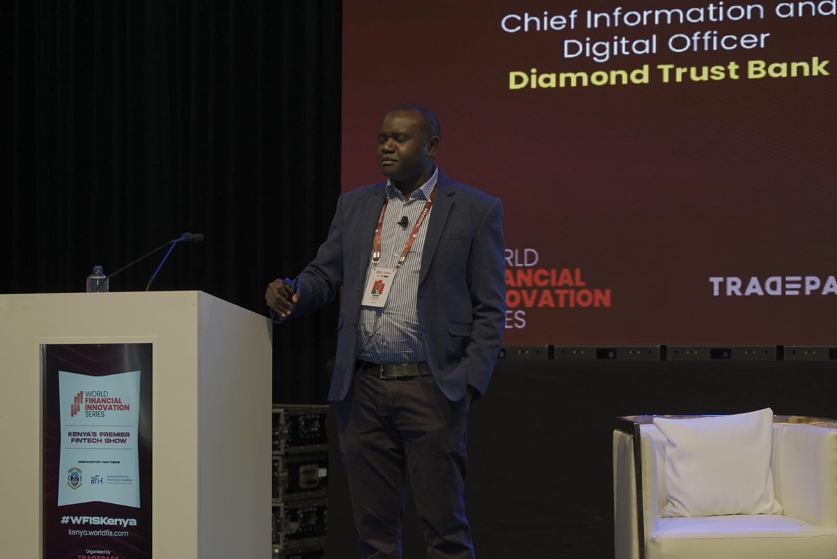 DTBX_'s tweet photo. We're live at the World Financial Innovation Series (#WFIS) at KICC Kenya where our visionary Chief Information Officer, Dennis Volemi, takes the stage to unveil the game-changing impact of #digitaltransformation on FSI! 💡
#DTBX #AstraAfrica #WFIS #WFIS2023 #amplifyyourfuture https://t.co/TL7qkneXhn