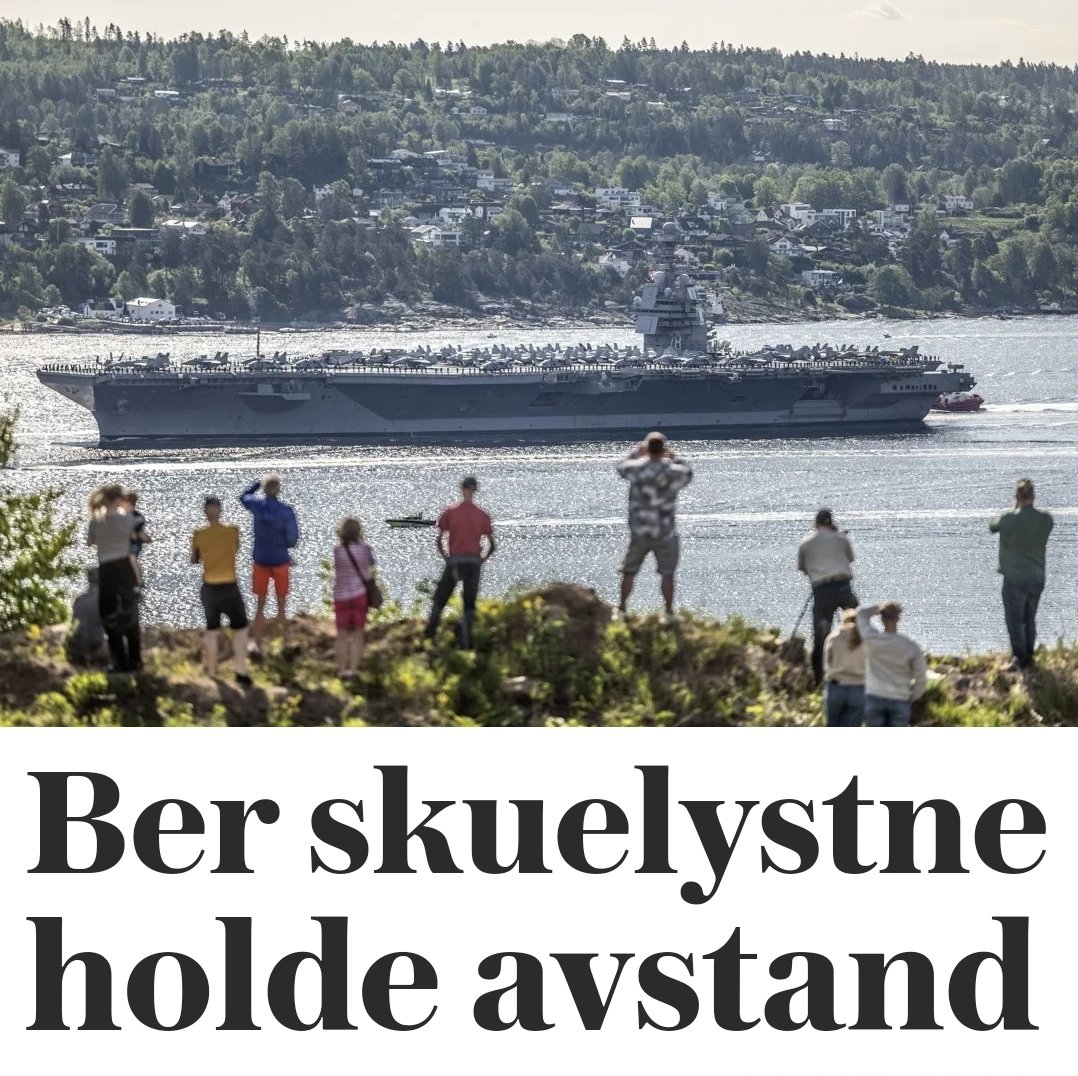 motsegn's tweet photo. No skjer det igjen. Eg håpar dei ikkje må avlive USS Gerald R. Ford på grunn av desse idiotane. https://t.co/2IDu18bjv9