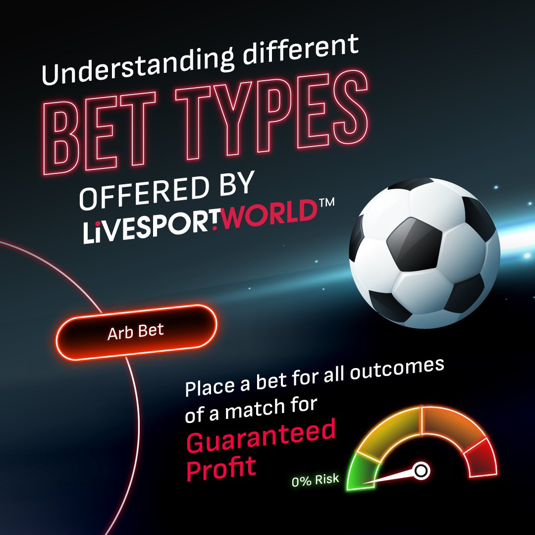 livesport_world's tweet image. Arb Bet
Place a bet for all outcomes of a match for guaranteed profit.

#arbitrage #riskfree