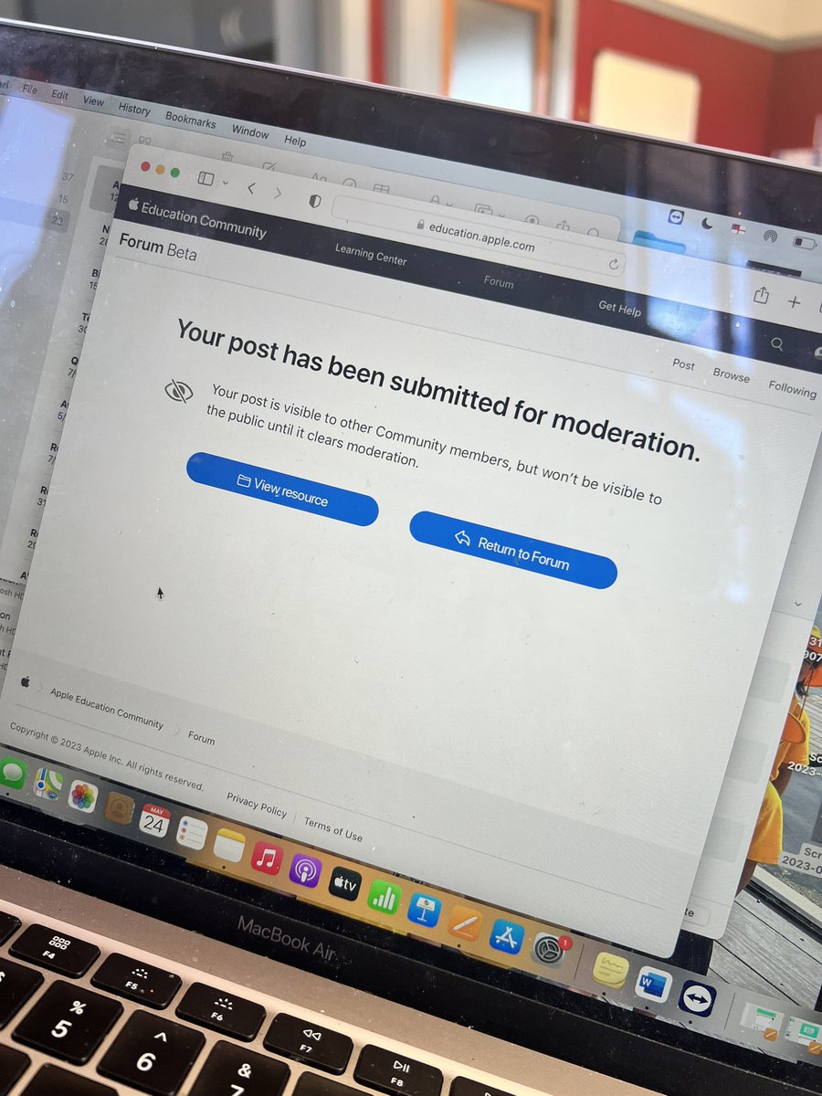 Our first Te Reo Māori resource posted to the Apple Education Community Forum page! So proud of Whaea Czenamin (teacher at Rotorua Primary) for all her mahi (work). So who’s next? #AppleEDUchat <a href="/AppleEDU/">Apple Education</a> #AppleEducommunity #EveryoneCanCreate