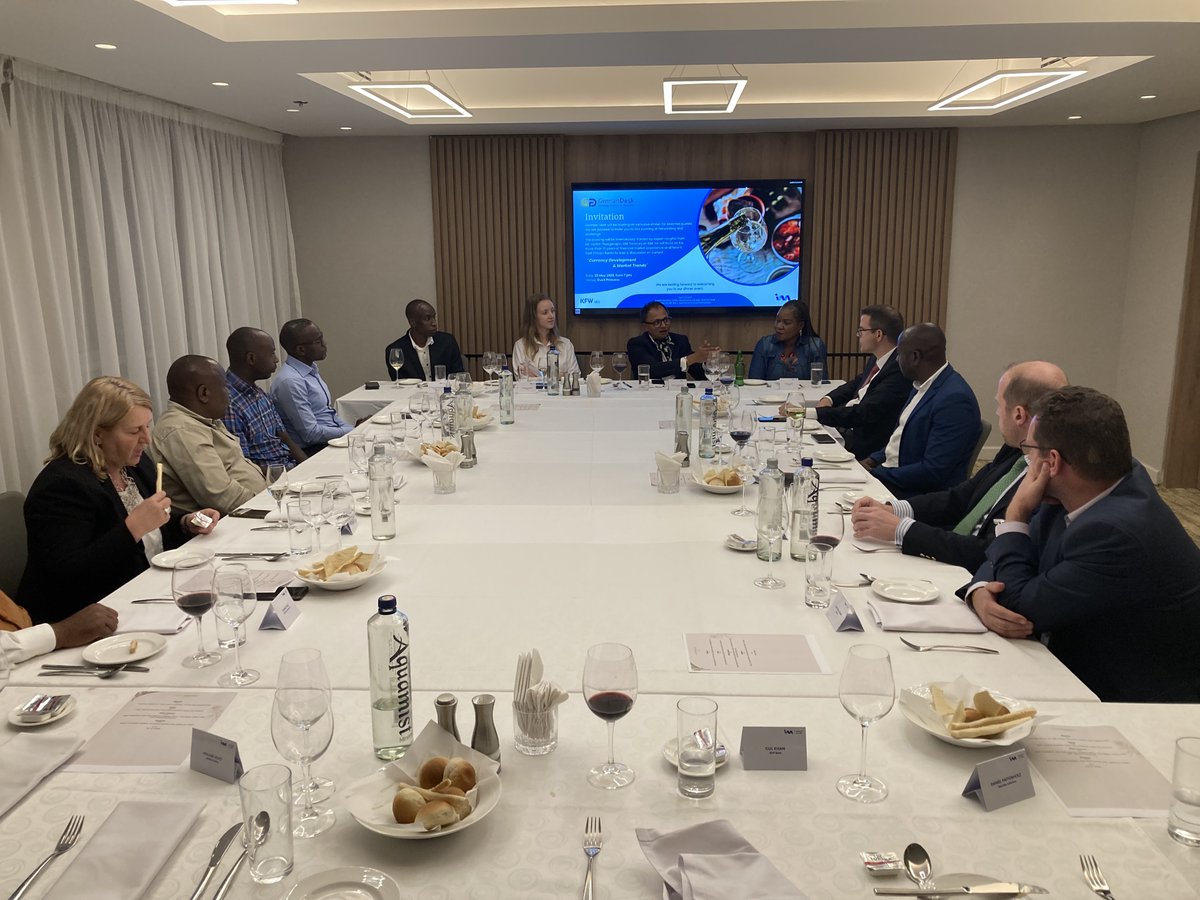 🌃Our colleagues Klaus Helsper and Volker Schwab joined a #GermanDesk Event in Kenya hosted by Sophie Kaminski, German Desk Manager in Nairobi🇰🇪. Sophie invited selected German clients for a reception focusing on the impact of recent FX fluctuations for corporates in #EastAfrica.