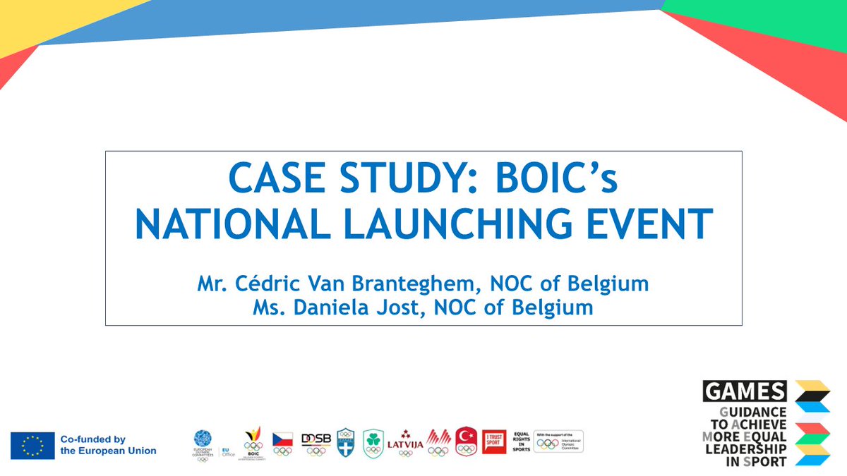 ➡️Last day of the #GAMESPROJECT Transnational Project Meeting.

We thank <a href="/teambelgium/">Team Belgium</a> for the inspiring presentation of the National Launching Event they organised in Brussels🇧🇪 on 20 April 2023.

Read there➡️ vu.fr/UtsC

<a href="/EuSport/">EUSport</a> <a href="/EUErasmusPlus/">Erasmus+</a> <a href="/The_EOC/">The EOC: home of the European Games & EYOF</a> <a href="/iocmedia/">IOC MEDIA</a>