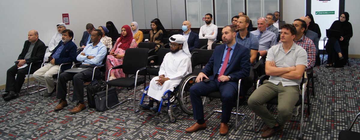 CAM_Qatar's tweet photo. Dr. Mohamed Gamal El-Din(University of Alberta, Canada) talks on :
"Management of #Oil_and_Gas Wastewater and Sludge towards the Implementation of Circular Economy"
at CAM #seminar today @QatarUniversity https://t.co/Lb8JfwM5nX