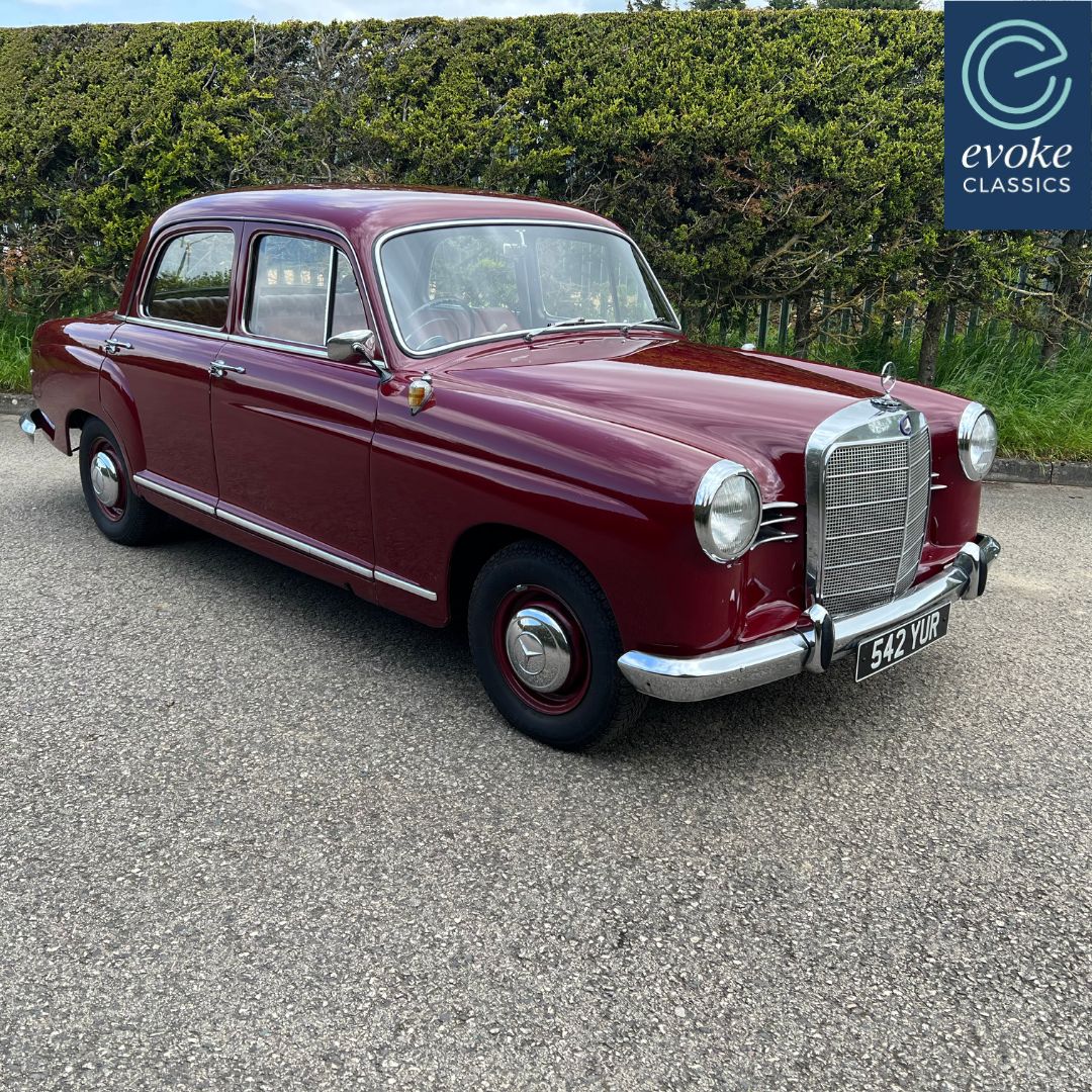 EvokeClassics's tweet photo. LIVE AT AUCTION
1960 Mercedes Ponton 190b W121
https://t.co/IC7Q8x4cLJ
+ UK spec RHD car
+ 1.9-litre four-cylinder M121 engine
+ Just five former keepers
+ Will come with a fresh MOT
#ClassicCar #ClassicMercedes #MercedesPonton #Ponton https://t.co/Pdfi1eEJNi