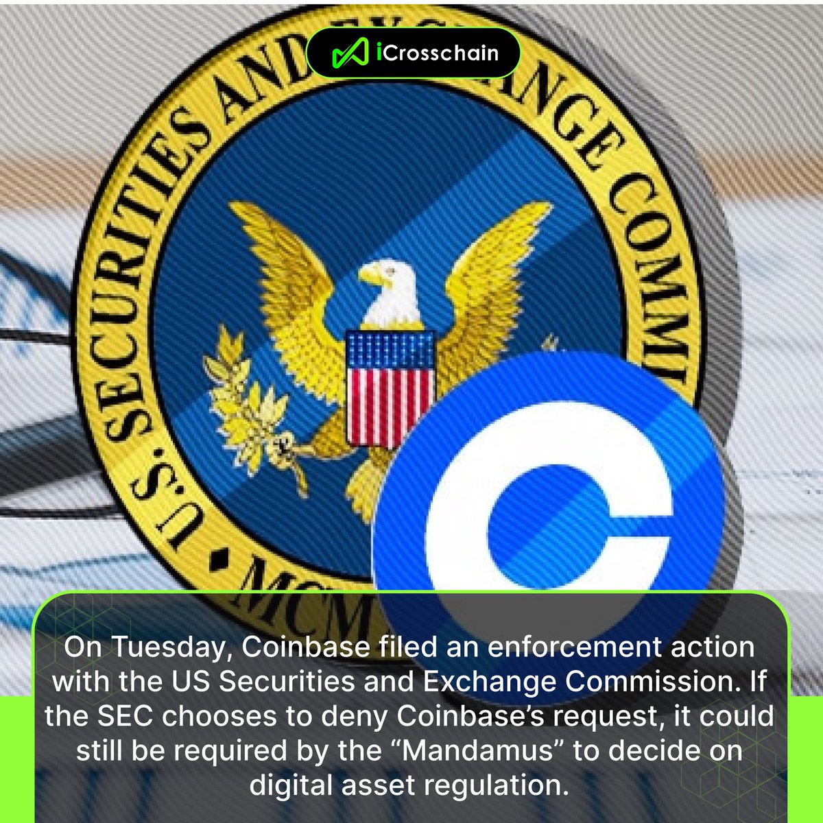 Coinbase has filed an answer in support of a US Securities and Exchange Commission (SEC) petition in its latest move to seek a rule from the SEC for digital assets. Coinbase’s chief legal officer, Paul Grewal, called the mandamus “a fitting remedy for extraordinary truths.”

#ICC…