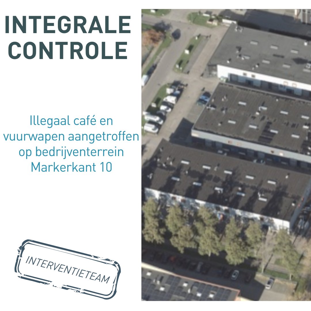 Afgelopen dinsdag hebben wij tijdens  een integrale controle 113 panden gecontroleerd. Er werd oa een illegaal café aangetroffen, een vuurwapen en shisha. In 3 panden werd geslapen en er waren meerdere mensen met een uitkering aan het werk. #veiligalmere  m.facebook.com/story.php?stor…