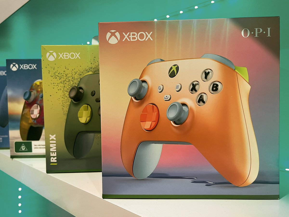 Homer_At_Bat's tweet image. 𝐈𝐧𝐣𝐞𝐜𝐭𝐢𝐧𝐠 𝐚 𝐩𝐨𝐩 𝐨𝐟 𝐜𝐨𝐥𝐨𝐫 𝐢𝐧𝐭𝐨 𝐭𝐡𝐞 𝐗𝐛𝐨𝐱 𝐜𝐨𝐧𝐭𝐫𝐨𝐥𝐥𝐞𝐫 𝐜𝐨𝐥𝐥𝐞𝐜𝐭𝐢𝐨𝐧!  🌈💥  
Welcome the O.P. I collab Xbox controller to the fam.  @XboxANZ 

#ColorPopGaming  
#XboxController  
#GamingAddict 
#XboxControllerLove 
#xbox 
#xboxanz