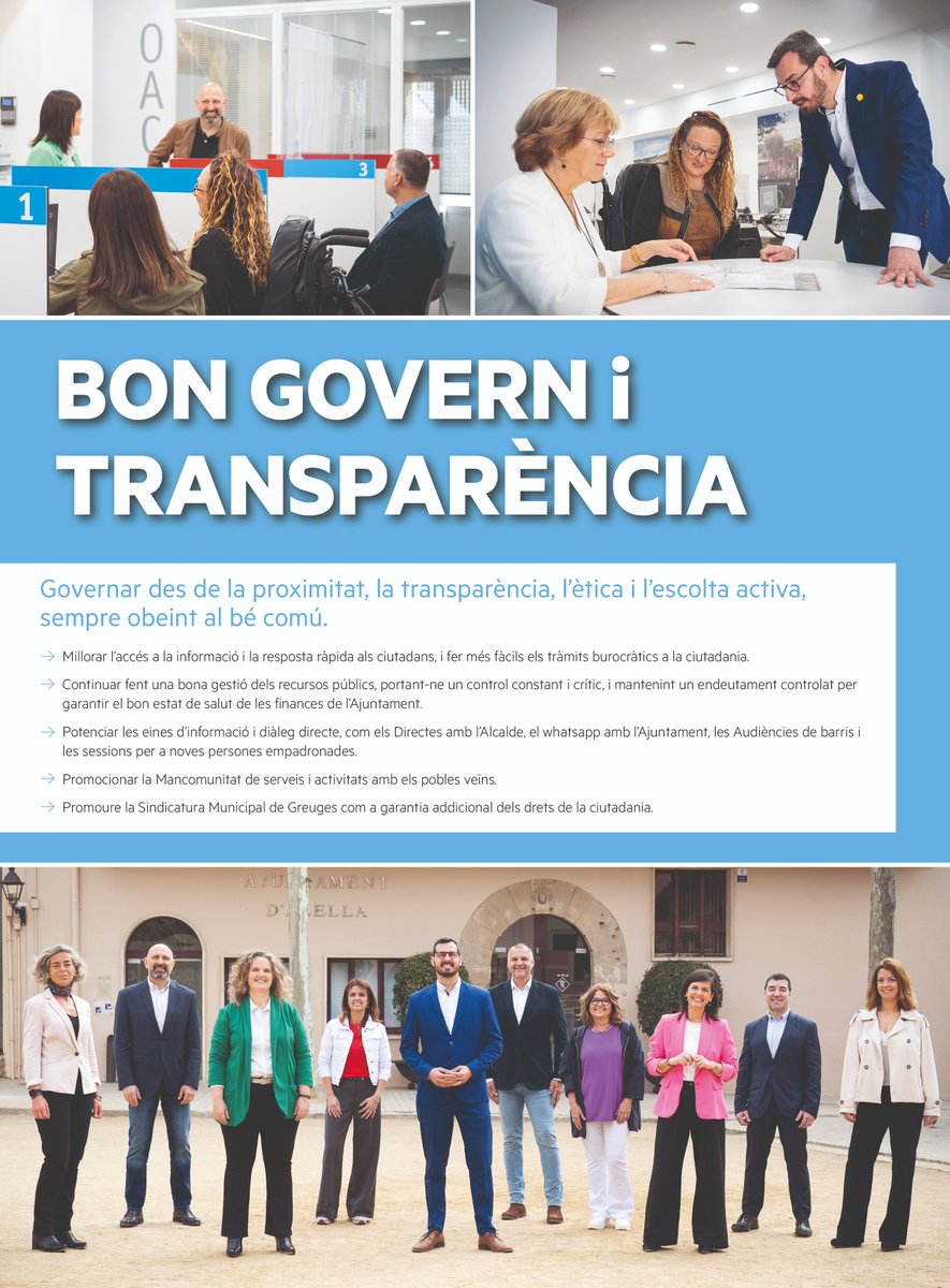 ✨Bon govern i Transparència✨

👉Governar des de la proximitat, la transparència, l’ètica i l’escolta activa, sempre obeint al bé comú.

#SomAlella #Alella2023 #FemRepublicà #Alella #Útils #Maresme #ErcSumemxAlella