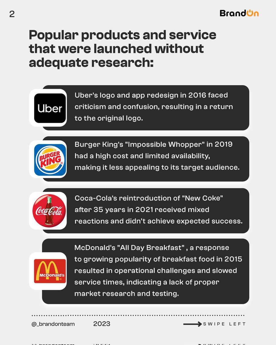 _BrandOnteam's tweet photo. Think of going home with a sac-load of nuts to your kids that have nut allergies, the consequences are almost alike with launching a product or service without adequate Market Research and Testing

Popular products and service that were launched without adequate research: https://t.co/vTvtMR3bcT