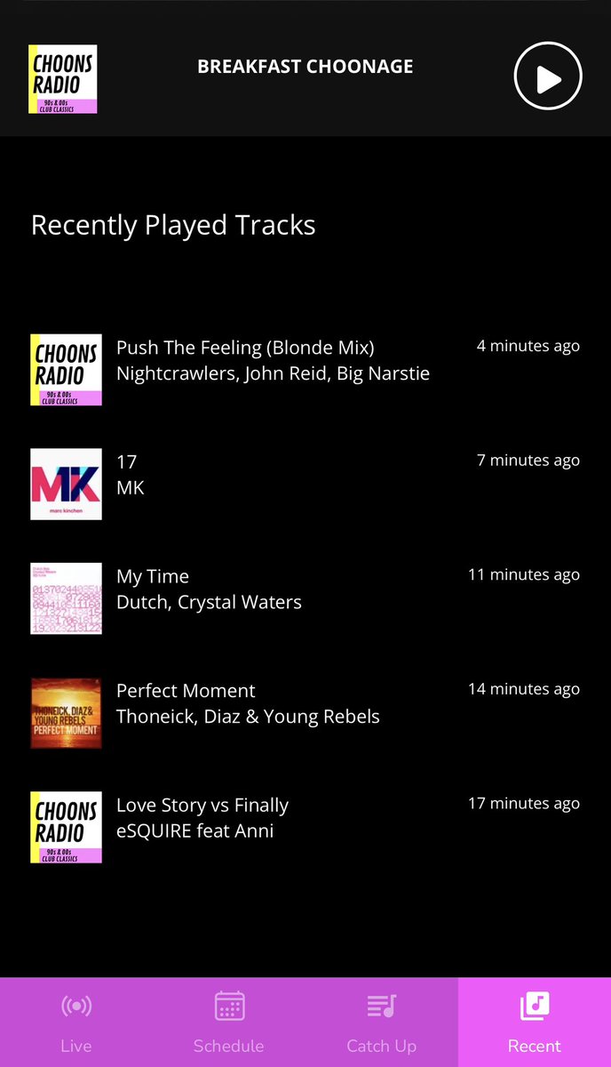 Some great 90s &amp; 00s House Music #breakfastchoonage this morning (and every other morning!) on Choons Radio! Listen now at bit.ly/choonsUK