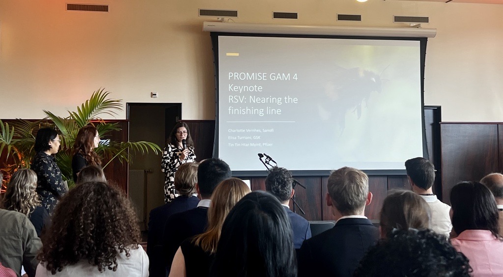 PROMISE_IMI's tweet photo. 🎉We're excited to finally kick off @PROMISE_IMI General Assembly Meeting #4 in Utrecht🇳🇱 !

2⃣ days of insightful meetings to prepare for the project's final stretch of the race.

From #RSV Epidemiology &amp; #COVID19 impact to patient engagement activities, there's much to do!💪 https://t.co/wgxZelEgtr