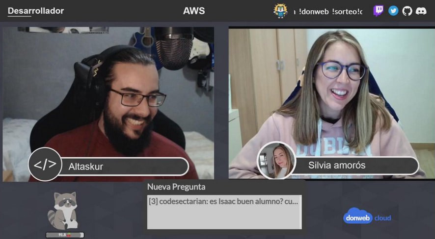 Altaskur's tweet photo. ¡Gracias a @taysyl por el increíble directo de introducción a AWS en el  canal! Aprendimos mucho de tus conocimientos en los servicios de AWS.  ¡Muchas gracias a todos los que nos acompañaron en el directo! 💪🔥 
#AWS https://t.co/IyYr4Y70GK